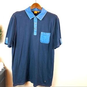 Hugo Boss Denim Polo Pocket Casual Shirt